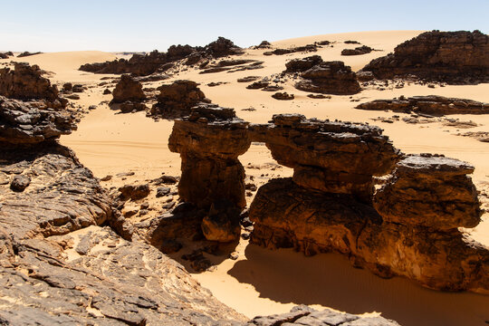 Boulder Formations in the Tassili Desert