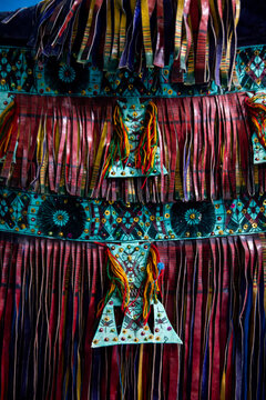 Detail of Traditional Woven Textile Pattern