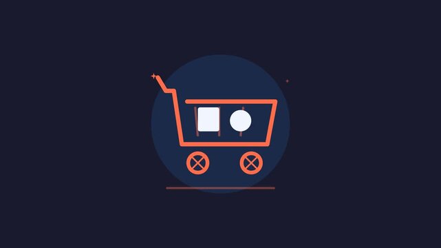 Smartphone App Loading Screen With Progress Bar Animation Loop
