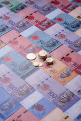 Malaysian ringgit banknotes as a tool for trade and financial transactions. The Malaysian ringgit © chernikovatv