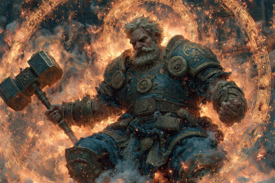 Svarog &mdash; Slavic God of Fire, Forge and Celestial Order