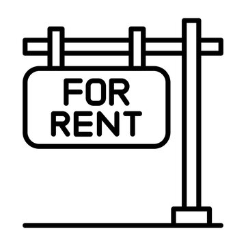 For Rent Sign Icon