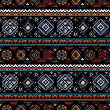 Geometry, multicolor, detailed, carpet, USA, oriental, Mayan, Asia, horizontal, stripe, border, dot, america, africa, colorful, handmade, cover, vector, retro, african, pattern, aztec, background, des