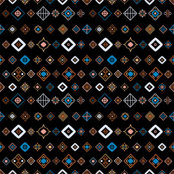 Geometry, multicolor, detailed, carpet, USA, oriental, Mayan, Asia, horizontal, stripe, border, dot, america, africa, colorful, handmade, cover, vector, retro, african, pattern, aztec, background, des