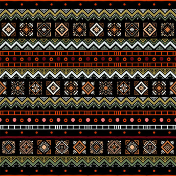Geometry, multicolor, detailed, carpet, USA, oriental, Mayan, Asia, horizontal, stripe, border, dot, america, africa, colorful, handmade, cover, vector, retro, african, pattern, aztec, background, des