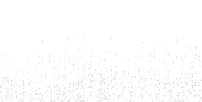 Digital technology background. Digital data dots gray pattern pixel background