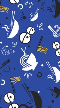 Vertical 9:16 animated food background. Stories ready.