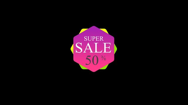 Sale, discount and offer labels with alpha channel. 