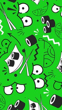 Vertical 9:16 animated food background. Stories ready.