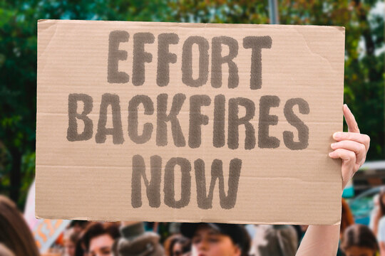"Effort Backfires Now" Trying too hard to sleep often keeps you awake. SLEEP. EFFORT. BACKFIRES. AWAKE. ALERT.