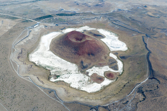 Meke Lake, Volcanic Crater, Konya City, Turkey