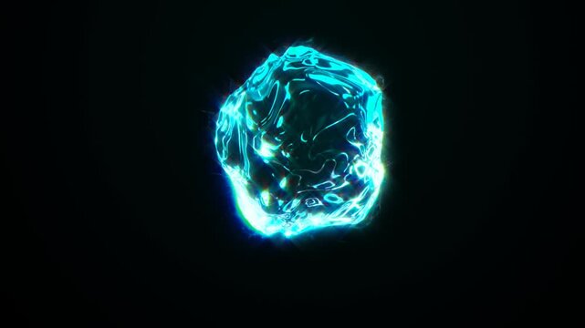 Transformable liquid intro with alpha channel
