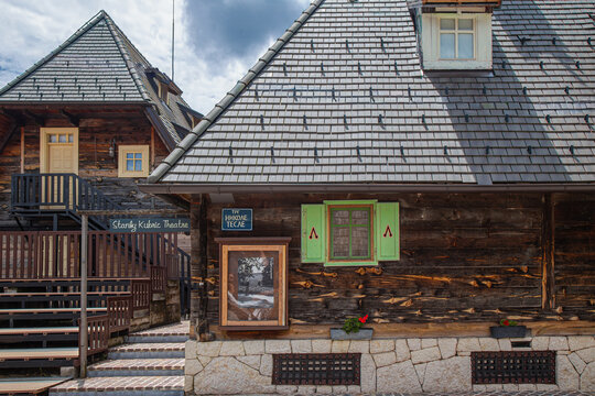 Drvengrad, Mokra Gora, Serbia-July 22, 2026: The ethno village also known as K&uuml;stendorf or Wooden Village,built by director Emir Kusturica in 2002-2004 for his film "Life is a Miracle" (Život je čudo)