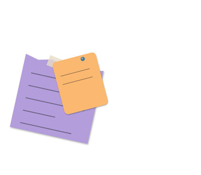 Colorful sticky notes with handwritten text on a flat surface