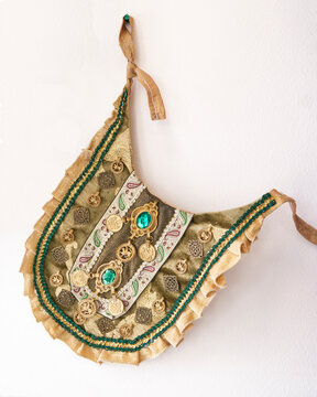 Traditional Tatar Women Breast Decoration Izu with Coins