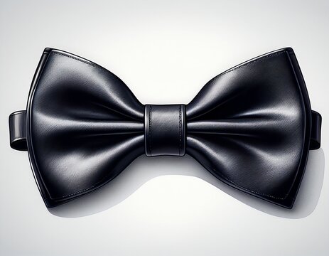 black bow tie isolated