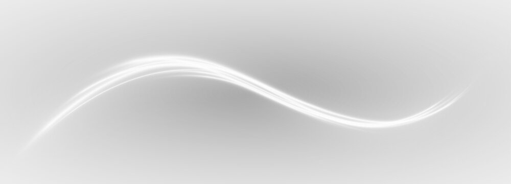 Luminous Flowing Light Streaks. Abstract Wave Motion Effect.