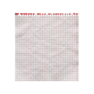 Simple grid paper with red dotted lines for design work