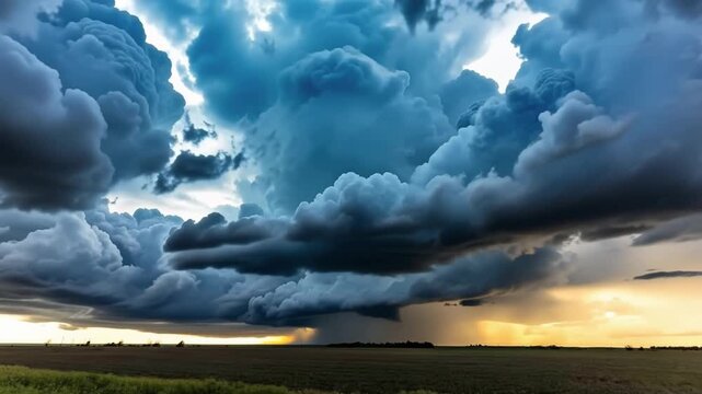 Impacts of Climate Change. El Ni&ntilde;o, the environment, rising global temperatures. Pollution and devastating storms featuring tornadoes and strong winds. Uncontrolled weather. Time Lapse.