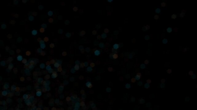 Cinematic Dust Particles Floating Overlay: Abstract Golden Bokeh and Magical Light Leak VFX Background for Video Editing, Intro, and Motion Graphics