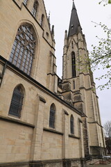 Fototapeta premium Blick in das Zentrum der Stadt Billerbeck im Münsterland 