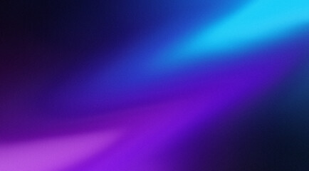 Fototapeta premium Blue and Purple Neon Gradient Background with Abstract Light Streaks and Soft Blur