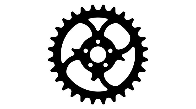 Metal Gear and Steel Cogwheel Set Isolated on White Background Mechanical Engineering Industry Technology Concept Vector Illustration