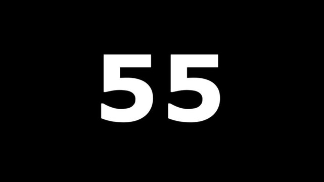 "A futuristic countdown timer displaying numbers from 60 down to 0 in the center of a dark background with 4K UHD, no text, no logo, no watermark."