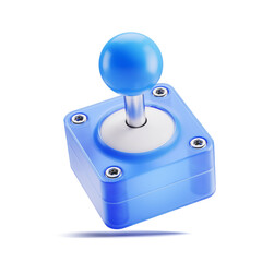 Joystick icon. Video games concept. Controller gamepad, pad symbol. 3d illustration © Sashkin