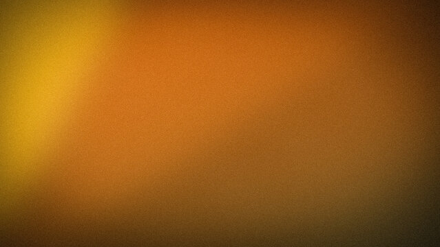 Orange yellow and brown grainy textured gradient background 4K abstract wallpaper blur tech backdrop template banner gru