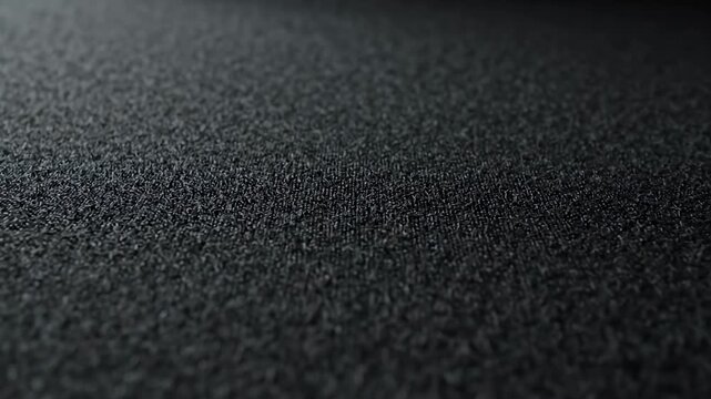 Dark textured black asphalt or sandpaper surface macro.