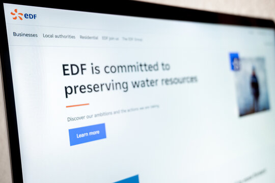 Mexico city, mexico, 03 13 2026, edf website displaying commitment to preserving water resources