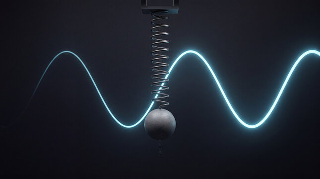 Simple Harmonic Oscillator Spring Sinusoidal Motion