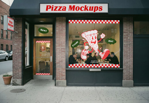 Pizza Storefront Mockup