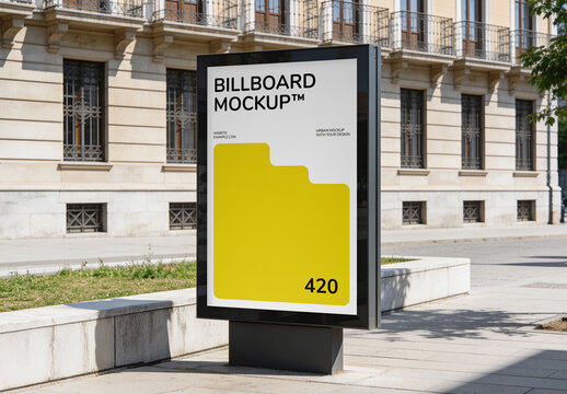 Outdoor Poster Mockup