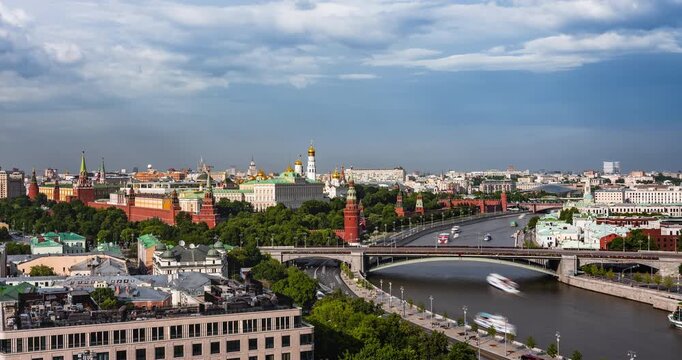 Timelapse of Moscow