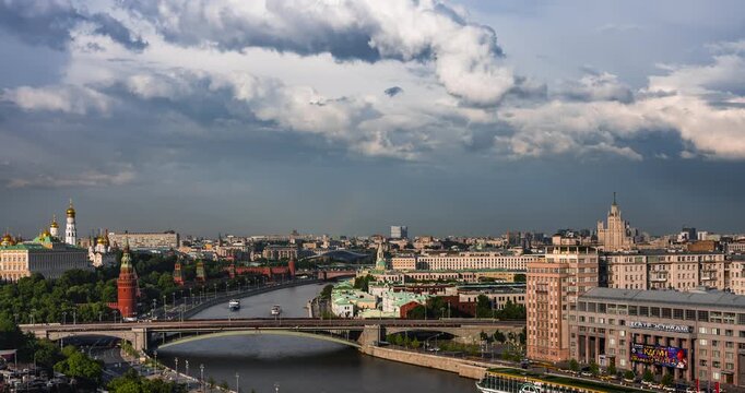Timelapse of Moscow