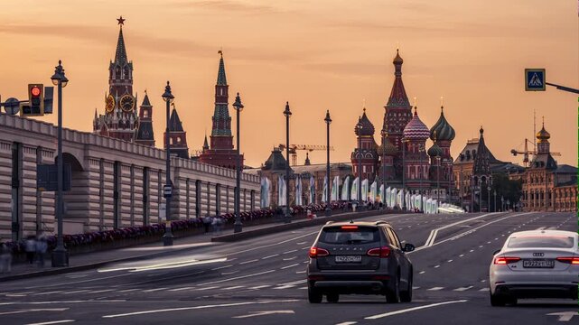 Timelapse of Moscow