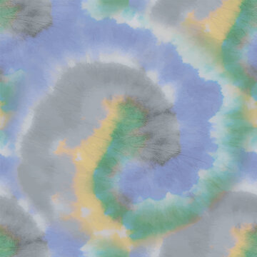 Tie Dye Curve Circle. Dark Vector Shibori. Abstract Dyed Tiedye. Tie Dye Spiral. Circle Tie Dye Print. Green Swirl Watercolour. Spiral Blue Circle. Blue Grey Print. Spiral Grey Brush Pattern