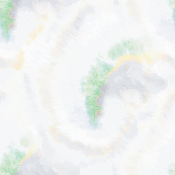 Cold Tie Dye Curve. White Vector Shibori. Abstract Dyed Tiedye. Tie Dye Spiral. Circle Tie Dye Print. Green Swirl Watercolour. Spiral Grey Circle. Green Grey Print. Spiral Grey Brush Pattern