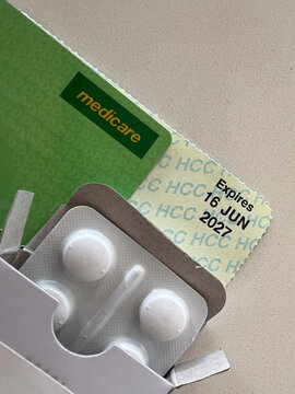 Prescription Pills in Box for Healthcare and Medication Management