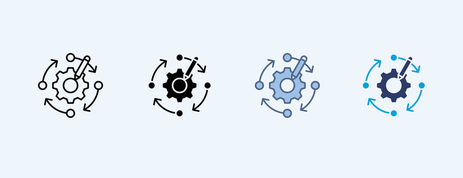 Design Multiple Icon Illustration Vector