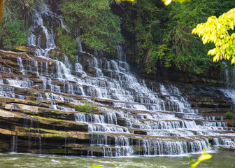 waterfall in the forest © Jolyn