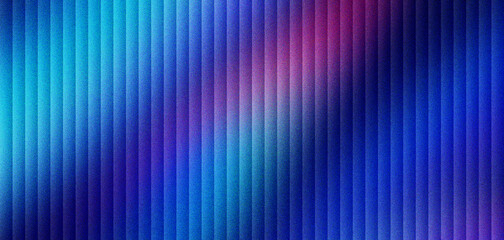 Abstract neon blue and purple vertical lines background, vibrant futuristic glowing stripe texture with soft light gradients, modern digital tech wallpaper for creative corporate presentations.