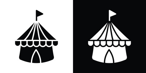 Circus tent icon © Lohan