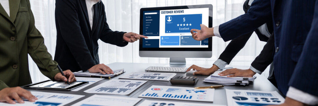 Customer experience and review analysis by brisk computer software for corporate business