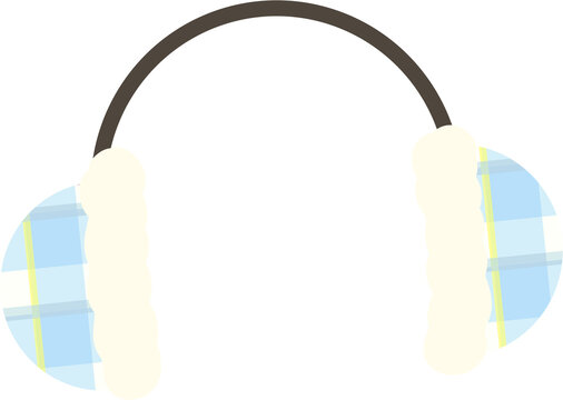 headphones on white background