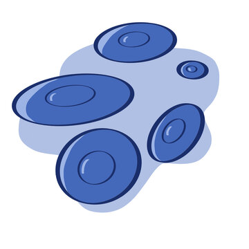 Blue Platelet Blood Cell