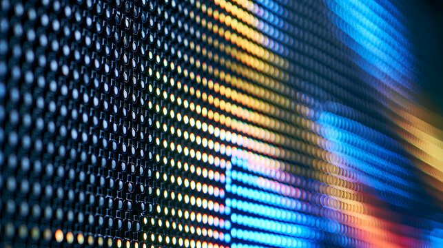 LED screen texture abstract background (close up)