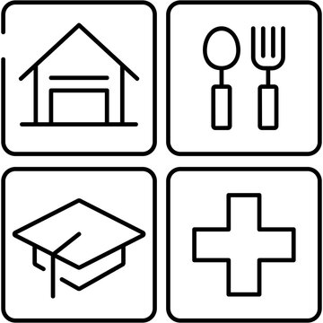 Line Basic Needs Icon